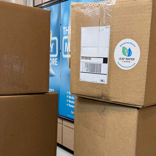 Leaf Water Farms: Now Shipping to New England, NY and NJ